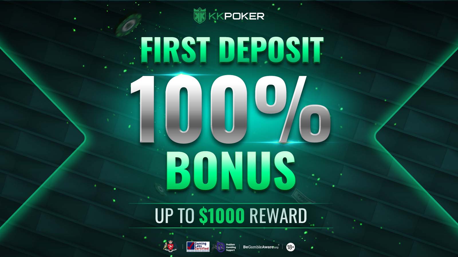 KKPoker - BREZPLAČNIH 100$ + 50% rakeback - Slovenski klub 3 Poker slovenija